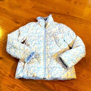 Girls Reversible North Face Coat, size Med